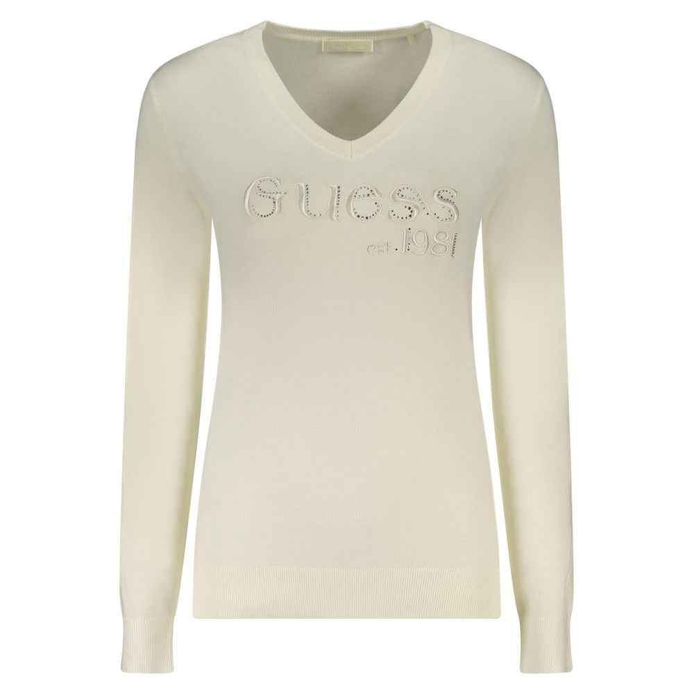 Guess Jeans White Viscose Women Sweater