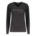 Guess Jeans Black Viscose Women Sweater