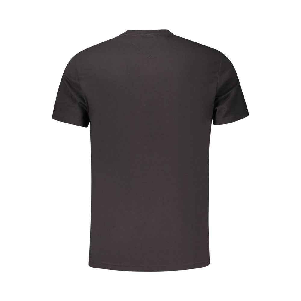 Tommy Hilfiger Black Cotton Men T-Shirt