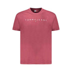 Tommy Hilfiger Red Cotton Men T-Shirt
