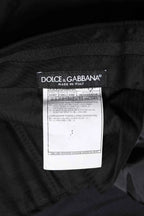 Dolce & Gabbana Black Wool Formal Dress Men Trousers Pants