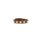 Valentino Garavani Brown Calf Leather Bos Taurus Bracelet