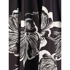 Sara Roka Midi Skirt with floral print