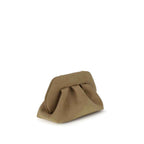 THEMOIRè Bios suede Clutch Bag