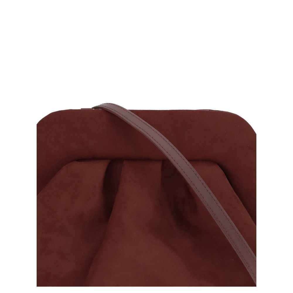 THEMOIRè Bios suede Clutch Bag