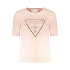 Guess Jeans Pink Viscose Sweater