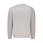 Hugo Boss Gray Cotton Men Sweater
