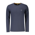 Hugo Boss Blue Cotton Men T-Shirt