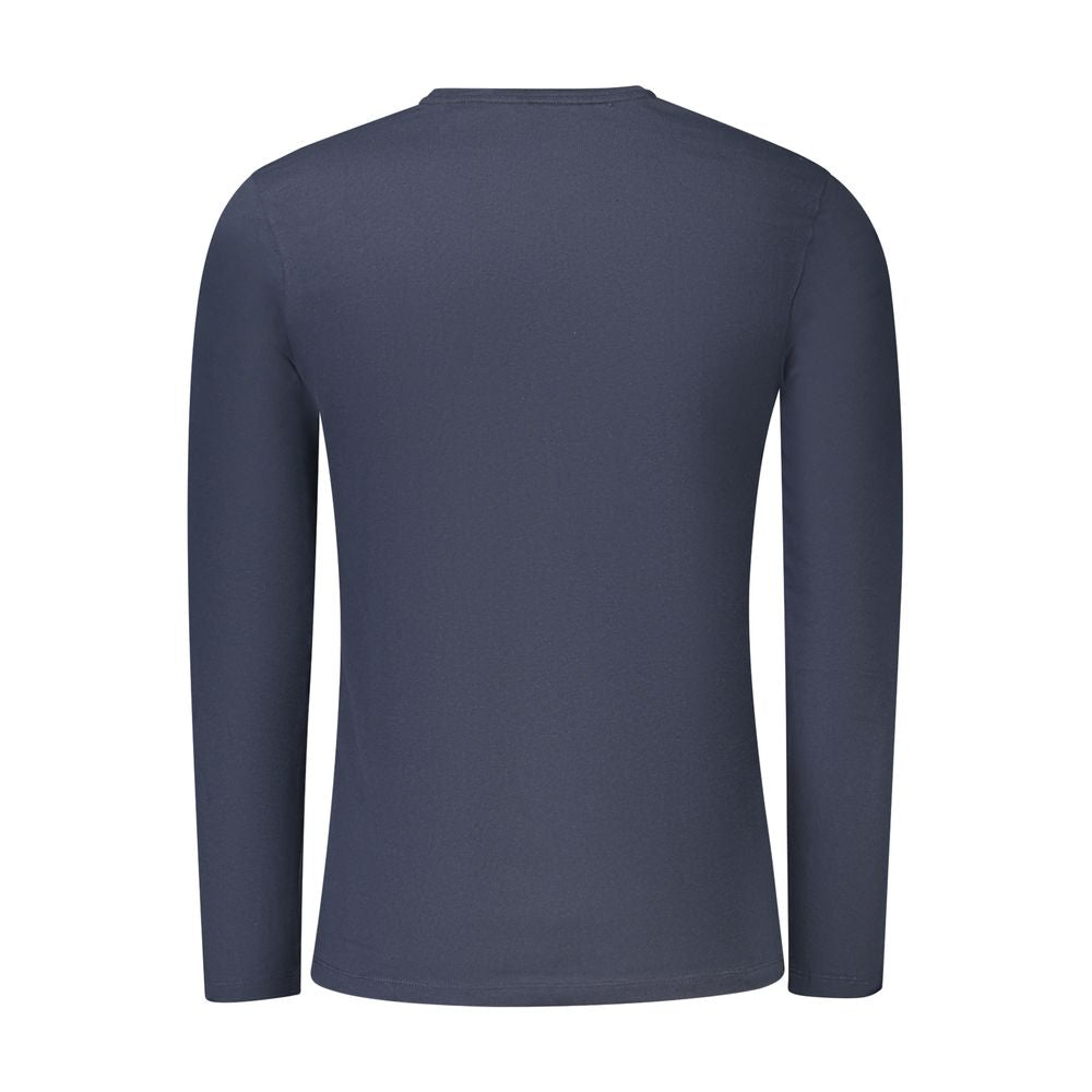 Hugo Boss Blue Cotton Men T-Shirt