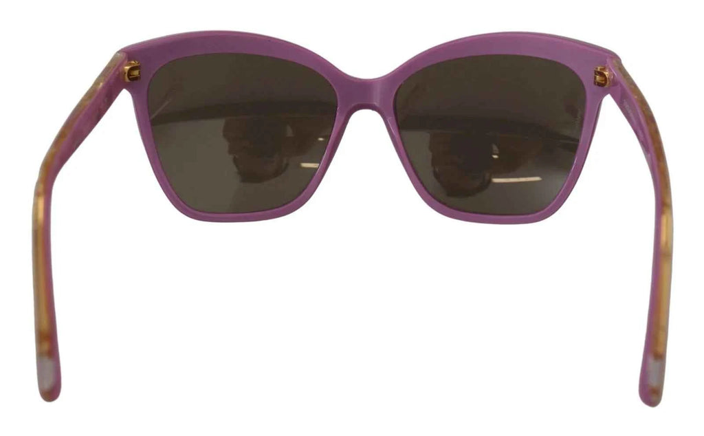 Dolce & Gabbana DG4251 Pink Gold Full Rim Rectangle Frame Shades