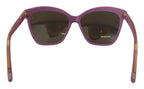 Dolce & Gabbana DG4251 Pink Gold Full Rim Rectangle Frame Shades