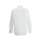 Finamore White Cotton Dress Shirt