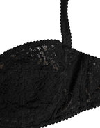 Dolce & Gabbana Black Lace Underwire Bra Lingerie Underwear