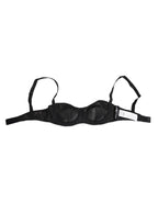 Dolce & Gabbana Black Lace Underwire Bra Lingerie Underwear