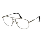 Ermenegildo Zegna Silver Men Optical Frames