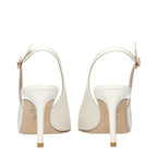 Stuart Weitzman Beige Leather High Heel Pumps