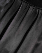 Dolce & Gabbana Black Silk Blend Lace Trim Sleeveless Mini Dress