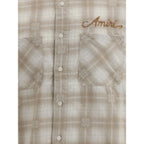 Amiri Beige Cotton Pattern Shirt