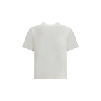 Palm Angels White Cotton T-Shirt