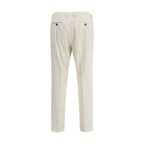 Cruna White Cotton Casual Pants
