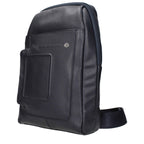 Piquadro Blue Leather Crossbody Bag