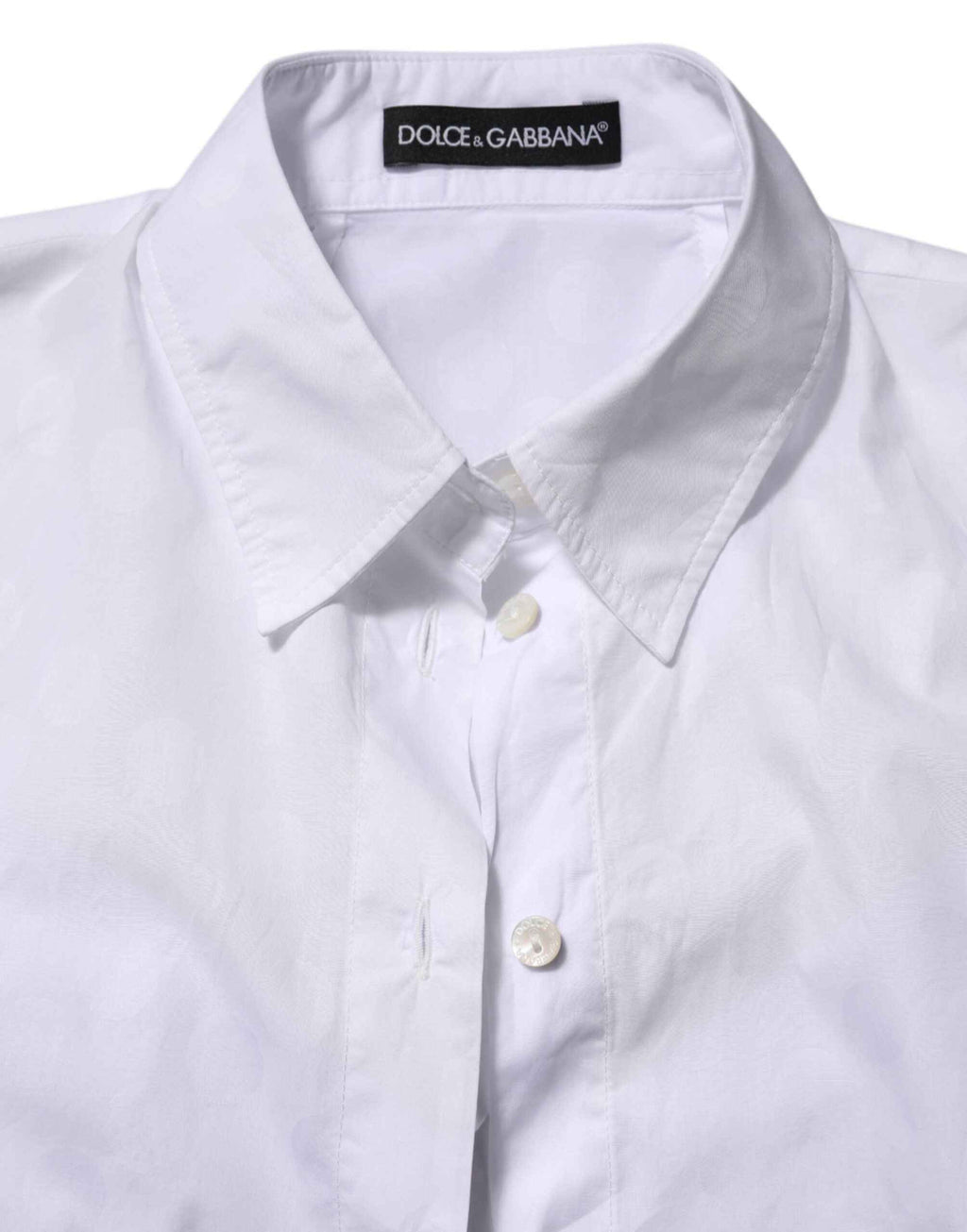 Dolce & Gabbana White Collared Short Sleeve Polo Shirt Top