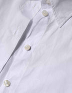 Dolce & Gabbana White Collared Short Sleeve Polo Shirt Top