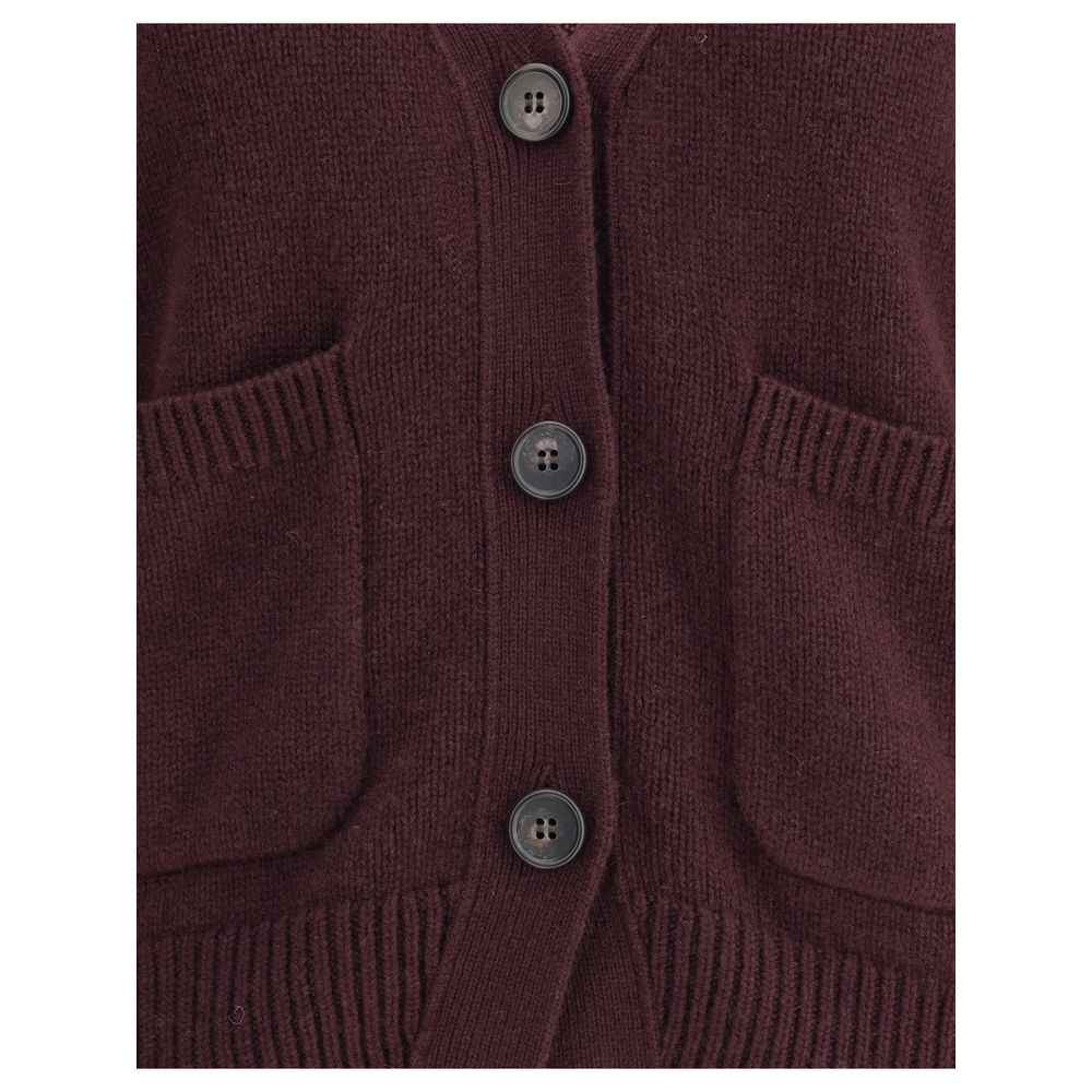 Lisa Yang Purple Cashmere Cardigan