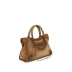 Balenciaga Beige Calf Leather Bos Taurus Handbag