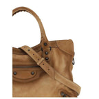 Balenciaga Beige Calf Leather Bos Taurus Handbag