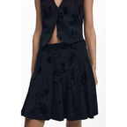 Desigual Black Polyester Women Skirt