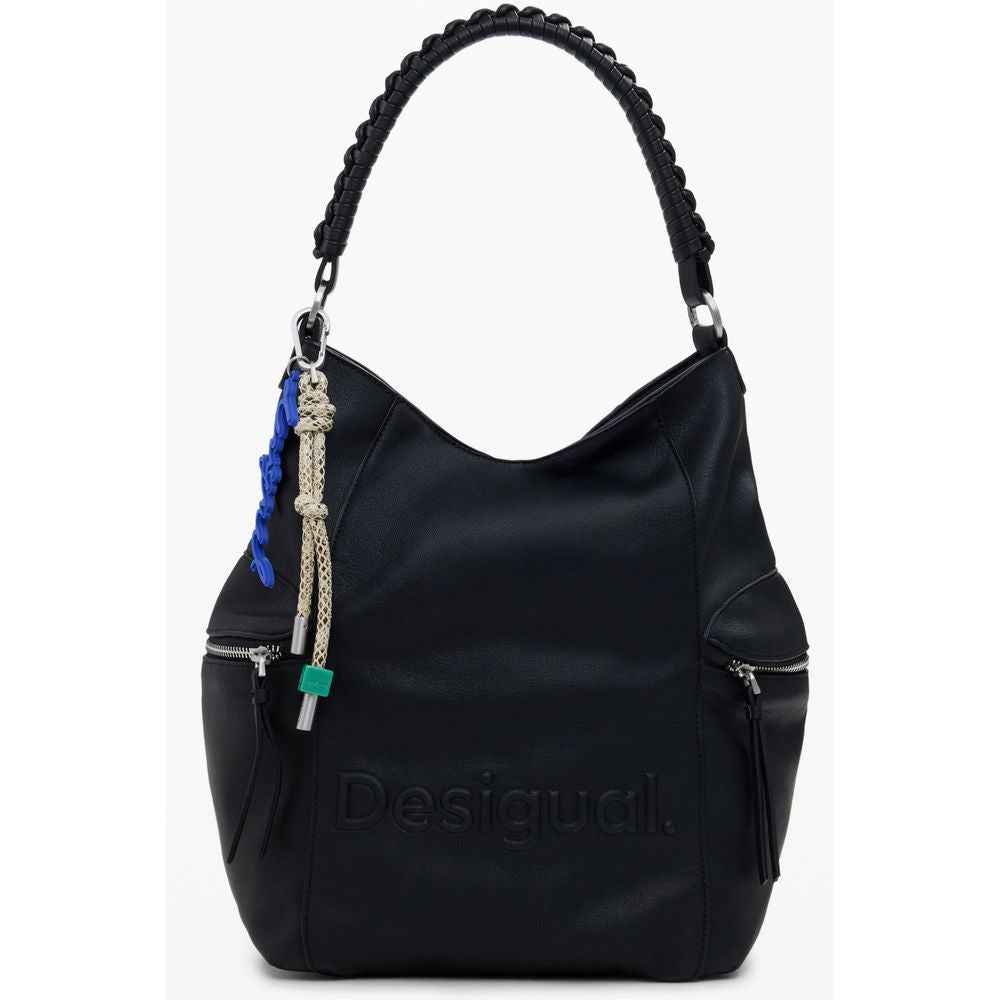 Desigual Black Polyethylene Women Backpack
