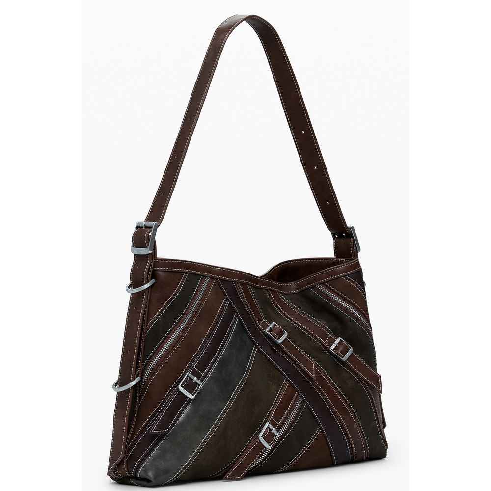 Desigual Brown Polyethylene Women Handbag