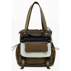 Desigual Green Polyester Women Convertible Handbag