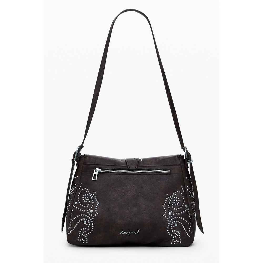 Desigual Brown Polyethylene Women Handbag