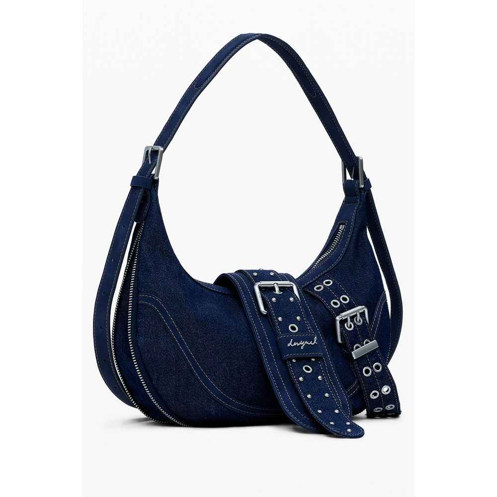 Desigual Blue Cotton Women Handbag