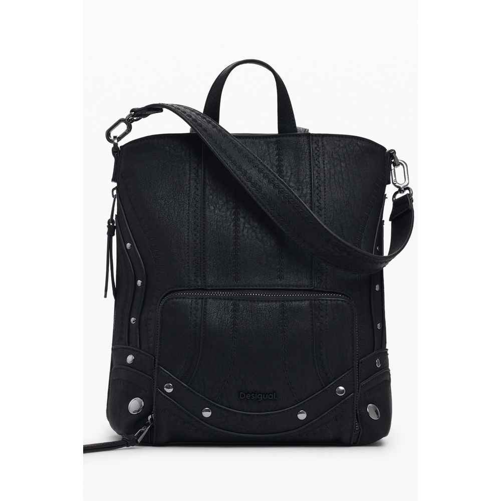 Desigual Black Polyethylene Women Backpack