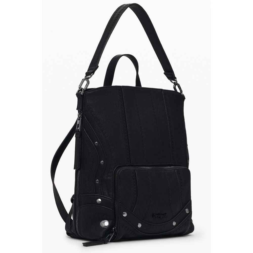 Desigual Black Polyethylene Women Backpack