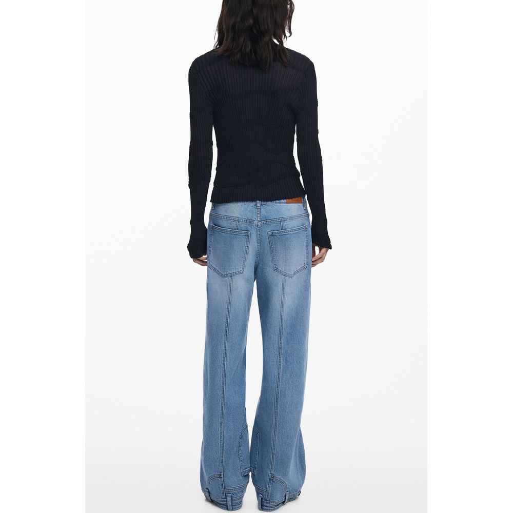 Desigual Black Viscose Women Cardigan