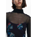 Desigual Black Polyester Women Dress