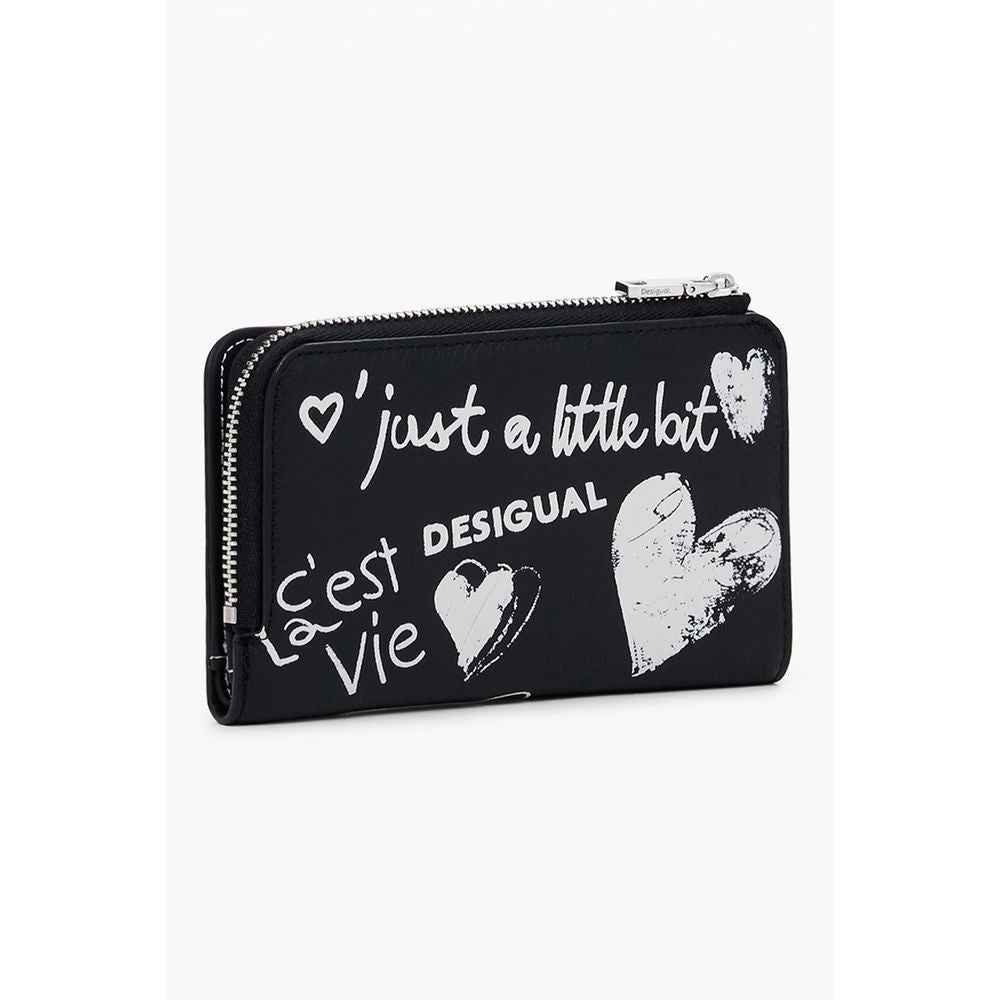 Desigual Black Polyethylene Women Wallet