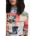 Desigual Pink Viscose Women Sweater