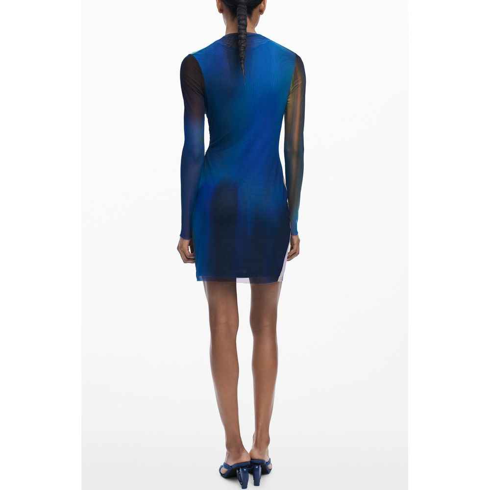 Desigual Blue Polyester Women Dress