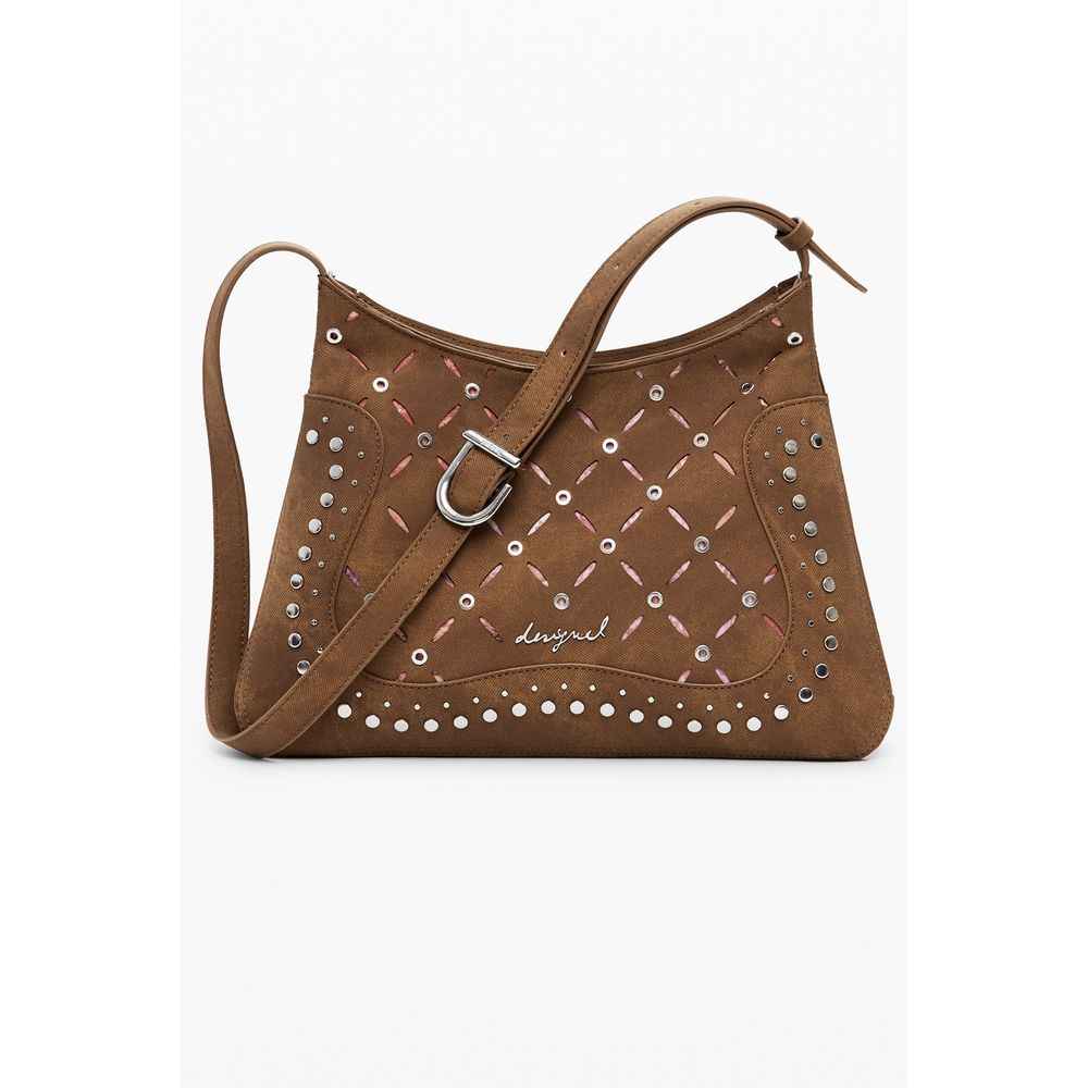 Desigual Brown Polyethylene Women Handbag