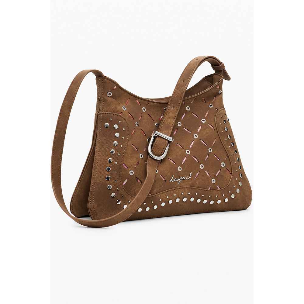 Desigual Brown Polyethylene Women Handbag