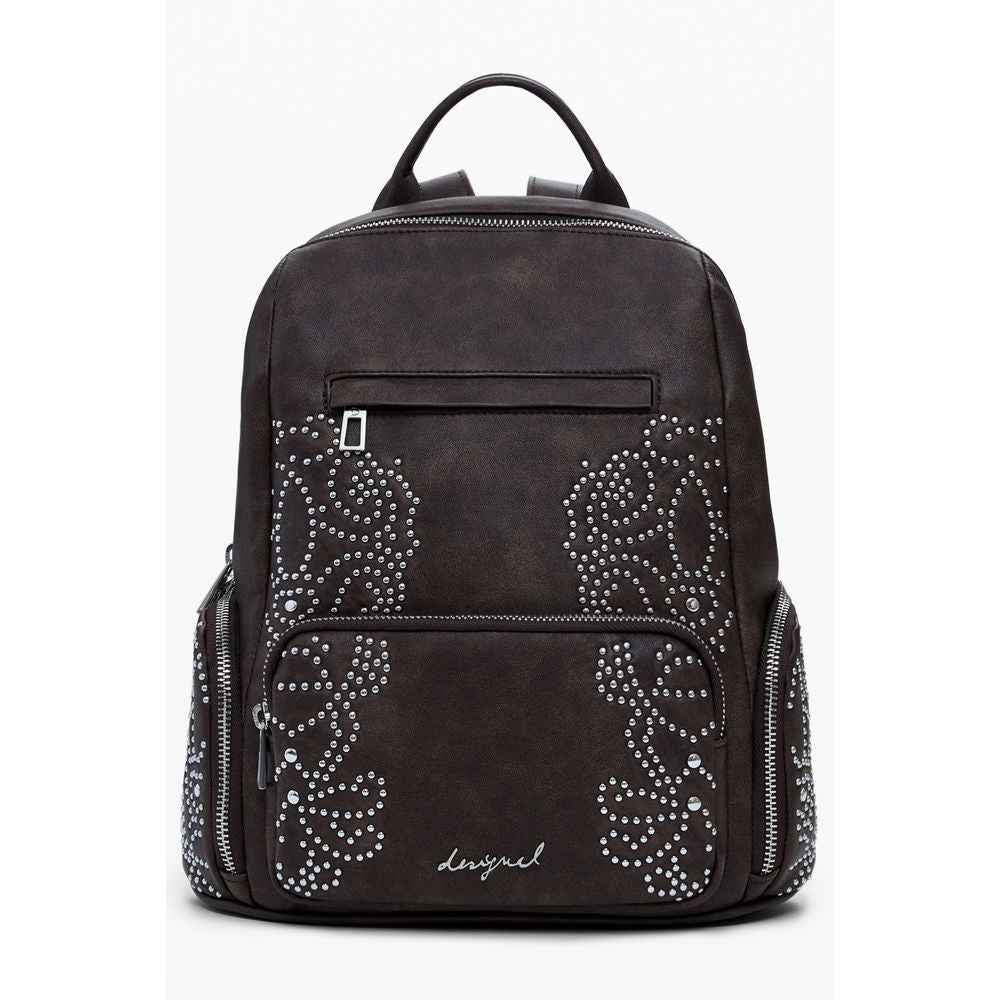 Desigual Brown Polyethylene Women Backpack