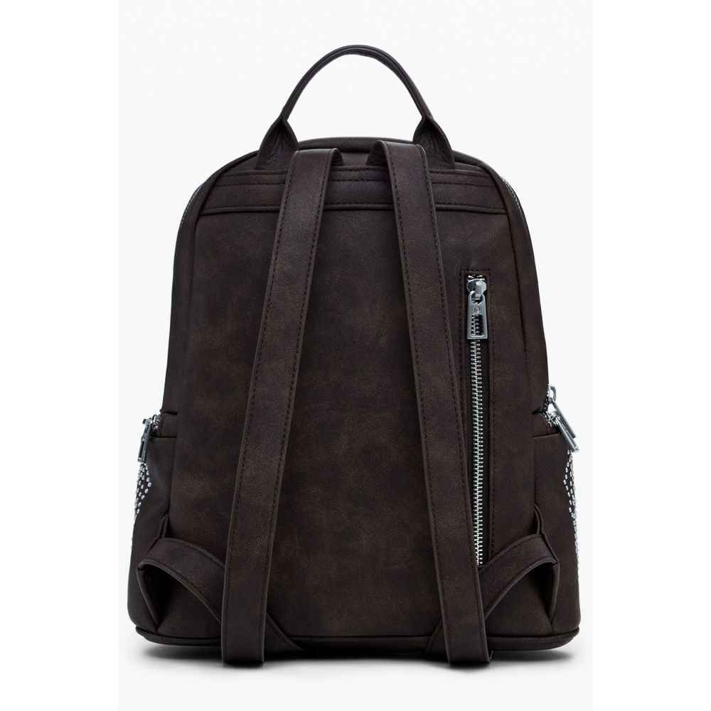 Desigual Brown Polyethylene Women Backpack