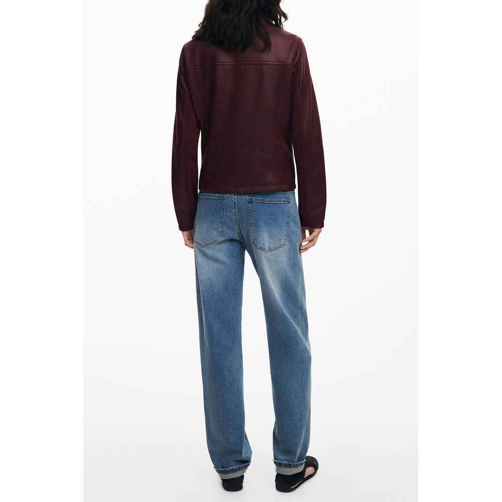 Desigual Red Polyester Women Jacket