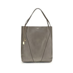 Chloé Gray Calf Leather Bos Taurus Shoulder Bag