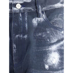 Emporio Armani Multicolor Cotton Casual Pants